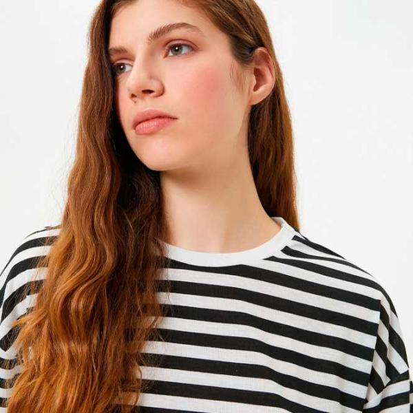 Tricou pentru femei Koton 4SAL10291IK 19% viscoză/ White photo 2