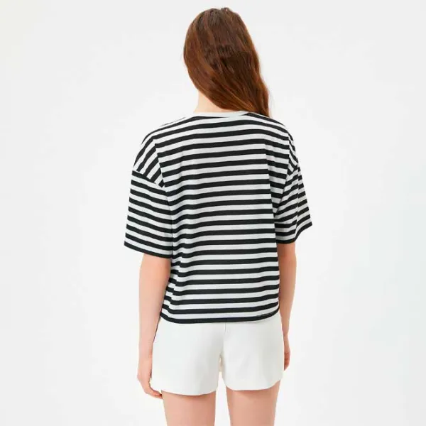 Tricou pentru femei Koton 4SAL10291IK 19% viscoză/ White photo 4