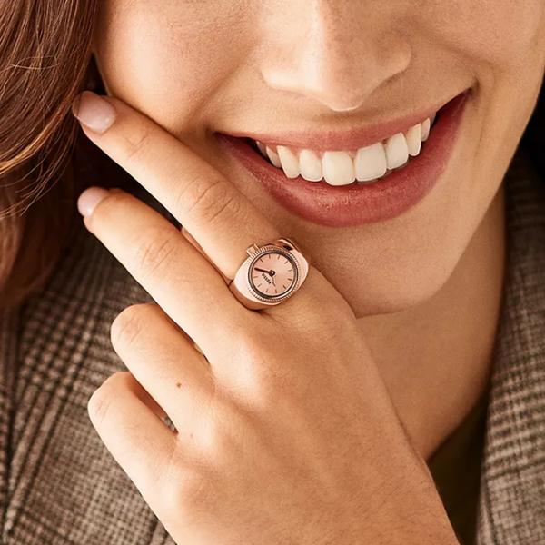 Кольцо с часами для женщин FOSSIL ES5247 Кварцевый/ 15 мм photo 5 Кольцо с часами для женщин FOSSIL ES5247 Кварцевый/ 15 мм photo 5