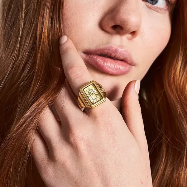 Кольцо с часами для женщин FOSSIL Raquel Кварцевый/ 14 мм photo 5