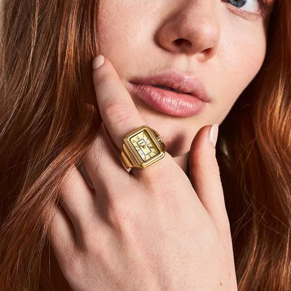 Кольцо с часами для женщин FOSSIL Raquel Кварцевый/ 14 мм photo 5