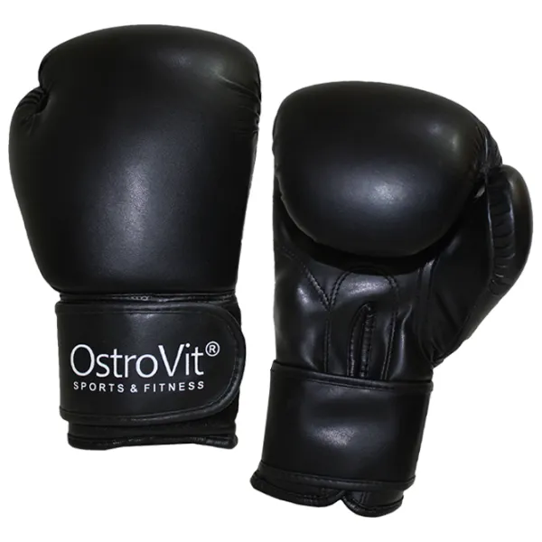 Mănuși de lupte OstroVit 5903933902067 Muay Thai/ Adult/ 14 oz/ Black photo 1