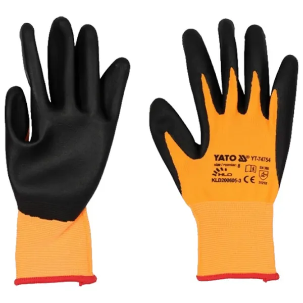 Mănuși de protecție Yato Gloves Nailon/ Orange photo 2