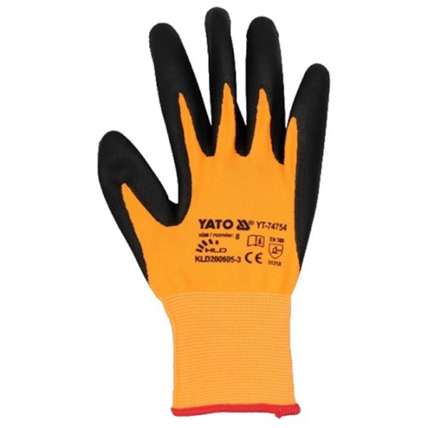 Mănuși de protecție Yato Gloves Nailon/ Orange photo 3