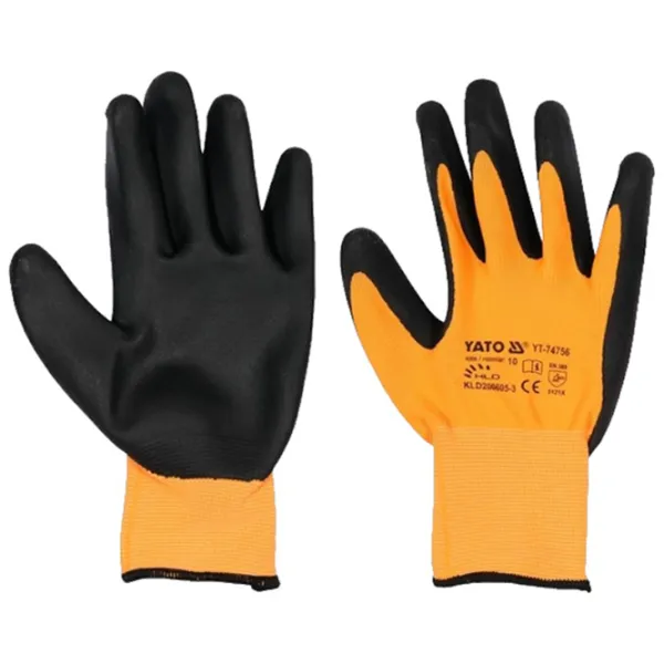 Mănuși de protecție Yato Gloves Nailon/ Orange photo 2