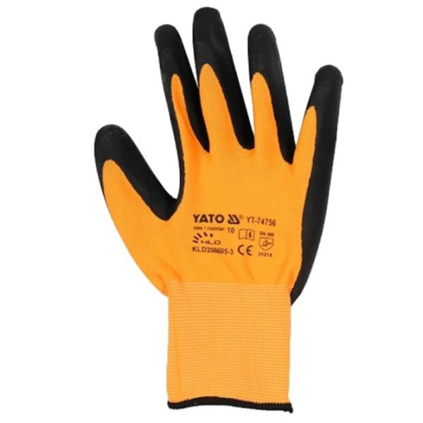 Mănuși de protecție Yato Gloves Nailon/ Orange photo 3