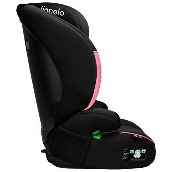 Scaun auto Lionelo Lars I-Size Sporty 3 ani - 12 ani/ 36 kg/ Pink photo 2 Scaun auto Lionelo Lars I-Size Sporty 3 ani - 12 ani/ 36 kg/ Pink photo 2