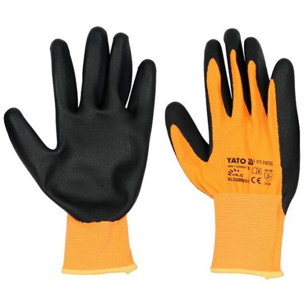 Mănuși de protecție Yato Gloves Nailon/ Orange photo 3