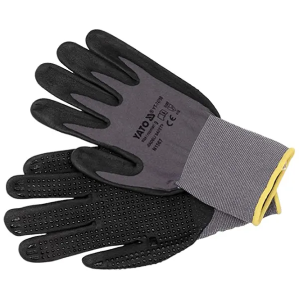 Mănuși de protecție Yato Gloves Nailon/ Black photo 1