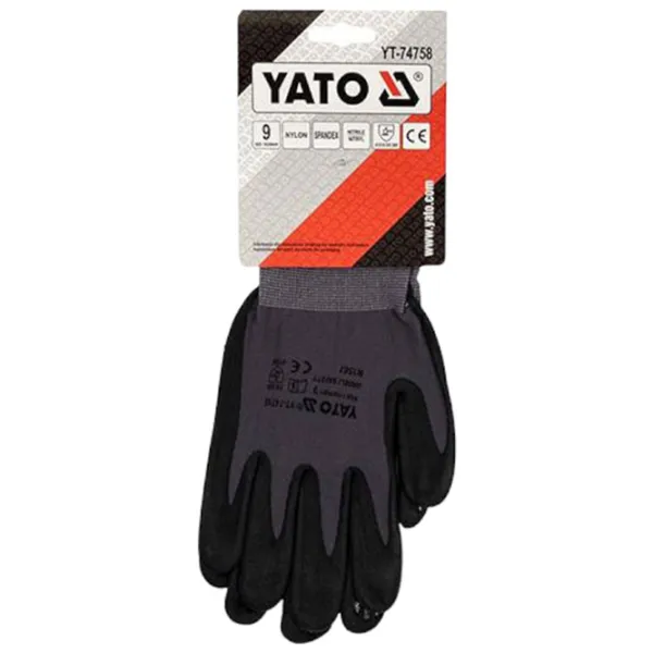 Mănuși de protecție Yato Gloves Nailon/ Black photo 3