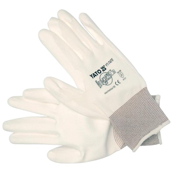 Защитные перчатки Yato Gloves Nailon/ White photo 1 Защитные перчатки Yato Gloves Nailon/ White photo 1