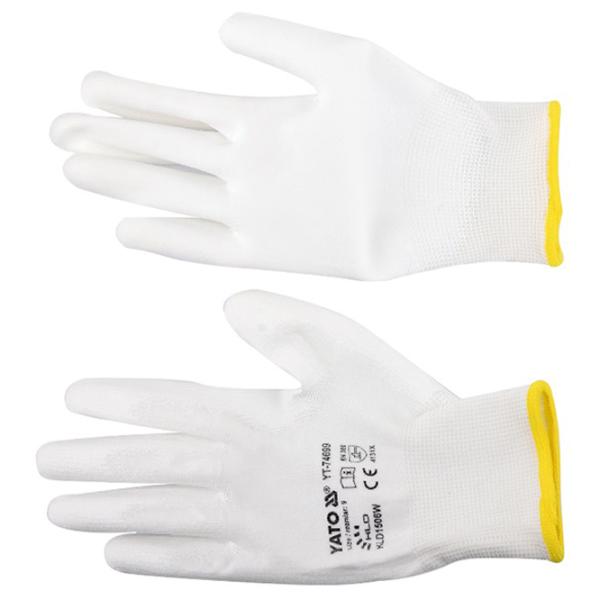 Mănuși de protecție Yato Gloves Nailon/ White photo 2 Mănuși de protecție Yato Gloves Nailon/ White photo 2