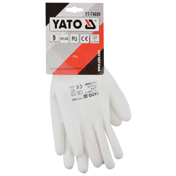Mănuși de protecție Yato Gloves Nailon/ White photo 3 Mănuși de protecție Yato Gloves Nailon/ White photo 3