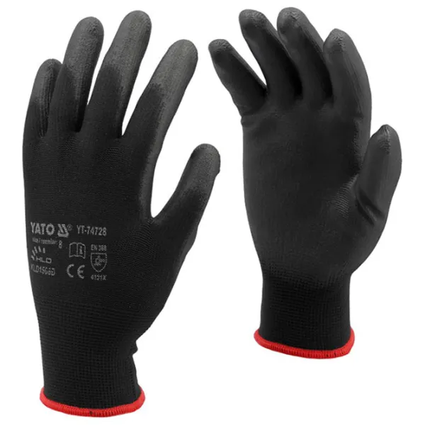 Mănuși de protecție Yato Gloves Nailon/ Black photo 2 Mănuși de protecție Yato Gloves Nailon/ Black photo 2