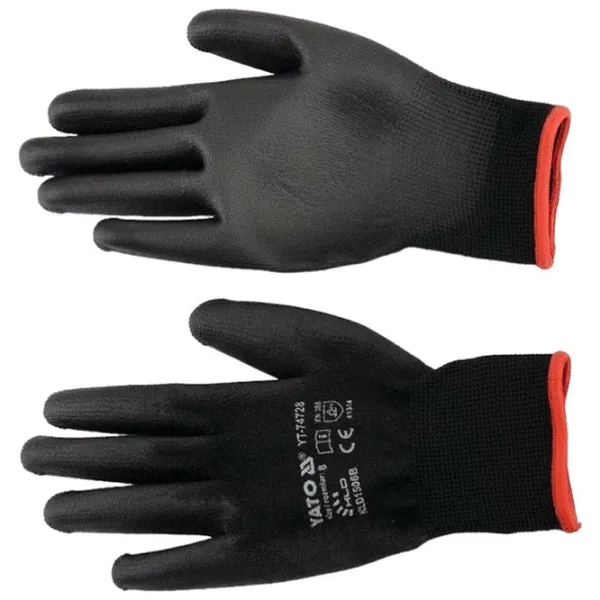 Mănuși de protecție Yato Gloves Nailon/ Black photo 3 Mănuși de protecție Yato Gloves Nailon/ Black photo 3