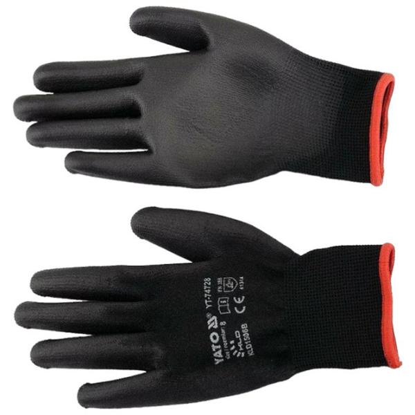 Mănuși de protecție Yato Gloves Nailon/ Black photo 3 Mănuși de protecție Yato Gloves Nailon/ Black photo 3