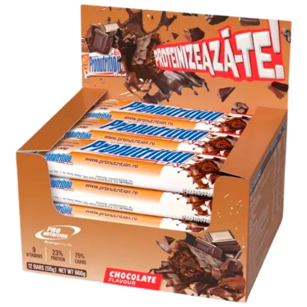 Batoane proteice Pro Nutrition Bar Box Ciocolată (pnn0276) 55 g photo 2 Batoane proteice Pro Nutrition Bar Box Ciocolată (pnn0276) 55 g photo 2
