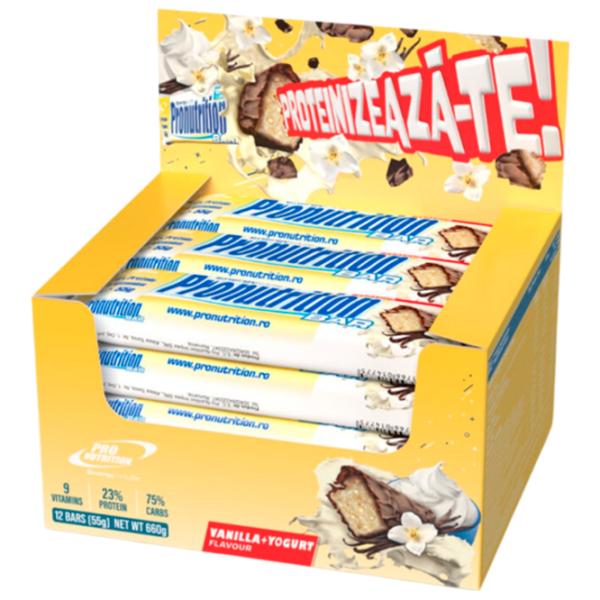 Batoane proteice Pro Nutrition Bar Box Vanilie (pnn0279) 55 g photo 2