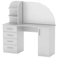 Masă de toaletă KompaniT Трюмо- 6 PAL/ White