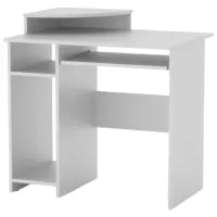 Офисный стол KompaniT СКМ- 1 ДСП/ White