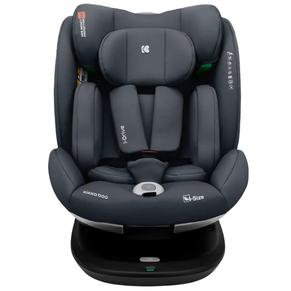 Scaun auto Kikka Boo i-Drive i-Size  0 luni - 12 ani / 36 kg / Gray photo 2