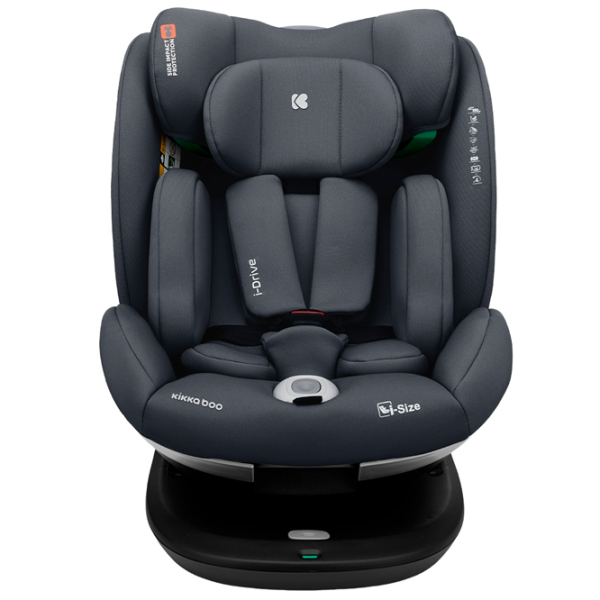 Scaun auto Kikka Boo i-Drive i-Size  0 luni - 12 ani / 36 kg / Gray photo 2