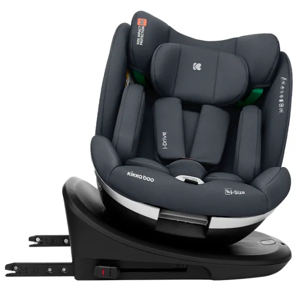 Scaun auto Kikka Boo i-Drive i-Size  0 luni - 12 ani / 36 kg / Gray photo 6