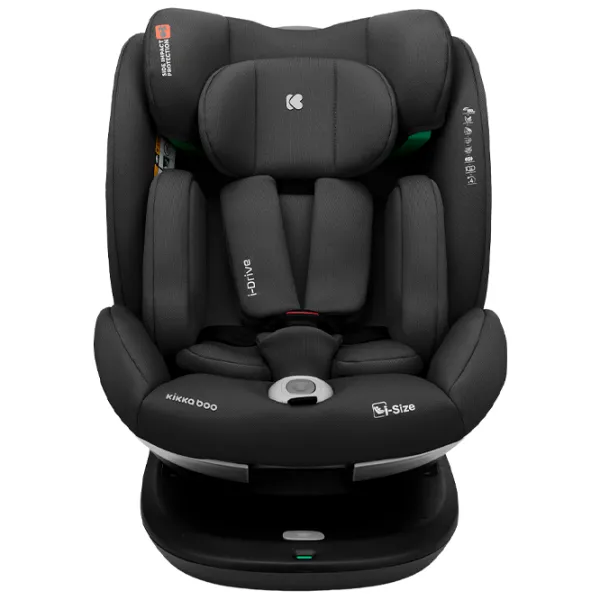 Scaun auto Kikka Boo i-Drive i-Size  0 luni - 12 ani / 36 kg / Black photo 2