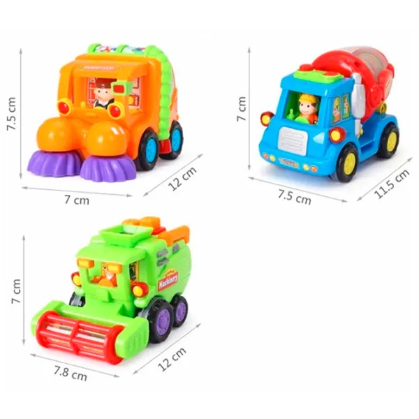 Set de mașini Hola Toys 386ABC 6944167138661 Green photo 5 Set de mașini Hola Toys 386ABC 6944167138661 Green photo 5