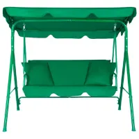 Садовые качели FunFit Relax (180) Green/ 200 кг photo 2
