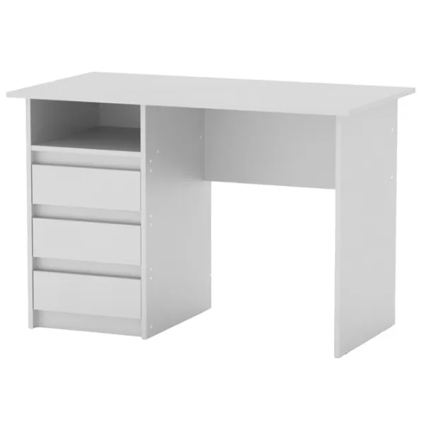 Masă de birou KompaniT Декан PAL/ White photo 1 Masă de birou KompaniT Декан PAL/ White photo 1