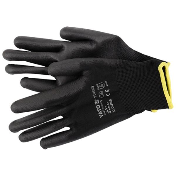 Защитные перчатки Yato Work gloves Хлопок/ Black photo 1 Защитные перчатки Yato Work gloves Хлопок/ Black photo 1