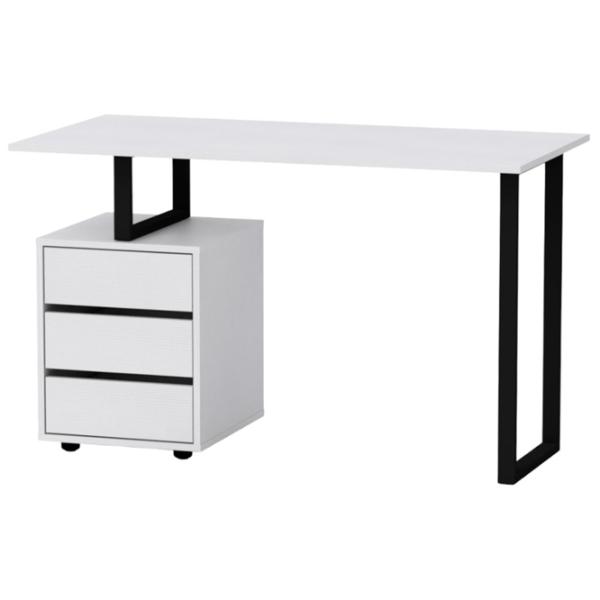 Masă de birou KompaniT Лофт-2 PAL/ White photo 1