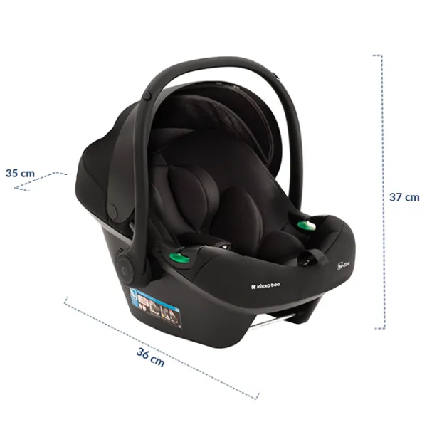 Детское автокресло Kikka Boo i-Prime i-Size 0 месяцев - 4 года/ 18 кг/ Black photo 4