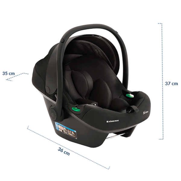 Детское автокресло Kikka Boo i-Prime i-Size 0 месяцев - 4 года/ 18 кг/ Black photo 4