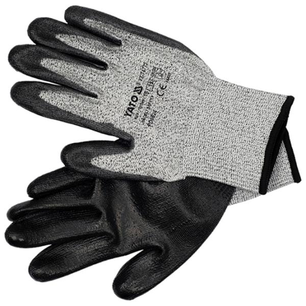 Mănuși de protecție Yato Anti-cut Poliuretan/ Black photo 1