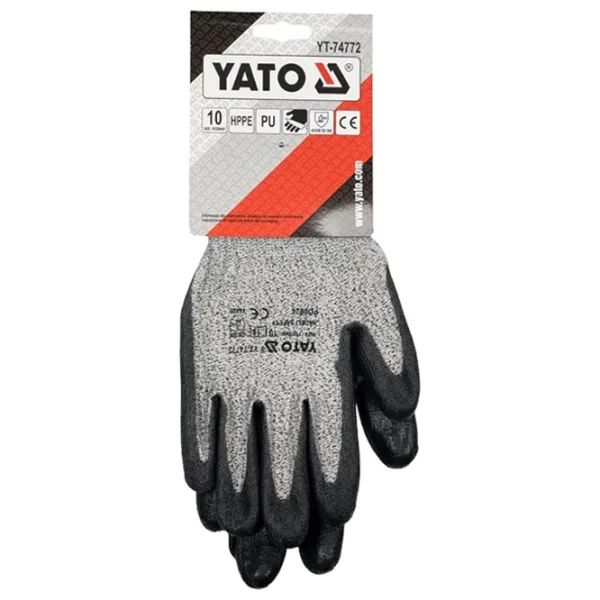 Mănuși de protecție Yato Anti-cut Poliuretan/ Black photo 2