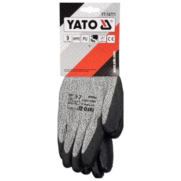 Mănuși de protecție Yato Anti-cut Poliuretan/ Black photo 2