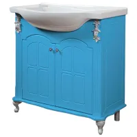 Dulap cu lavoar КМК Versal Pe podea/ MDF/ White