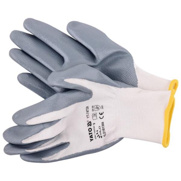 Mănuși de protecție Yato Anti-oil Nailon/ White photo 1