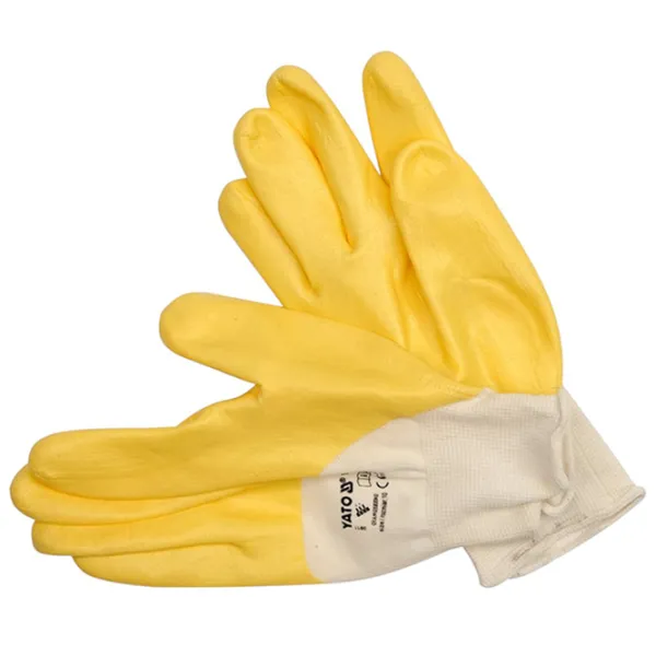 Mănuși de protecție Yato Anti-oil Nailon/ Yelow photo 1 Mănuși de protecție Yato Anti-oil Nailon/ Yelow photo 1