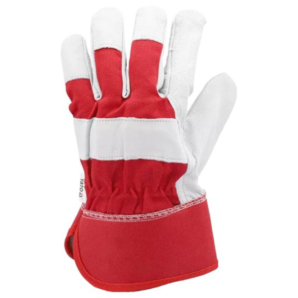 Mănuși de protecție Yato Work gloves Piele/ Red photo 2
