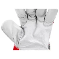 Защитные перчатки Yato Work gloves Кожа/ Красный photo 4
