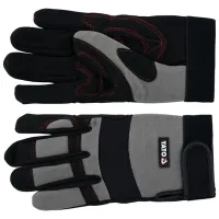 Mănuși de protecție Yato Work gloves Piele sintetică/ Grey photo 3