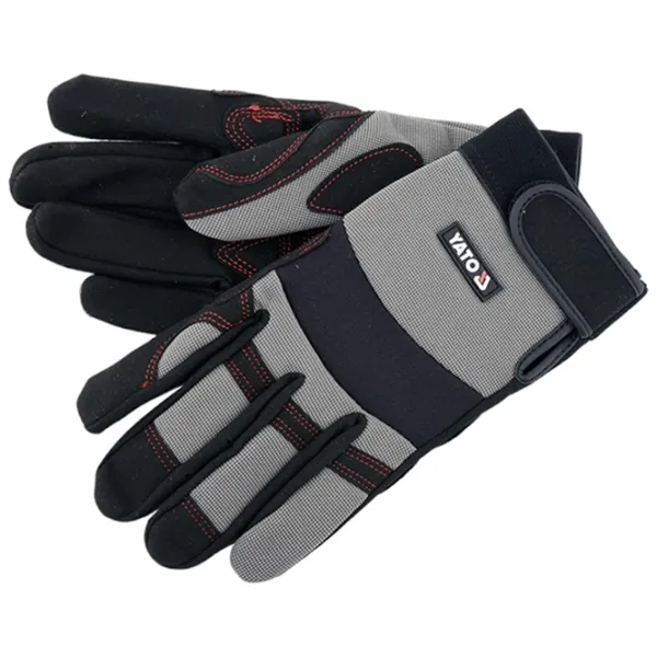 Защитные перчатки Yato Work gloves Заменитель кожи/ Grey photo 1