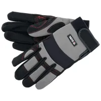 Защитные перчатки Yato Work gloves Заменитель кожи/ Grey