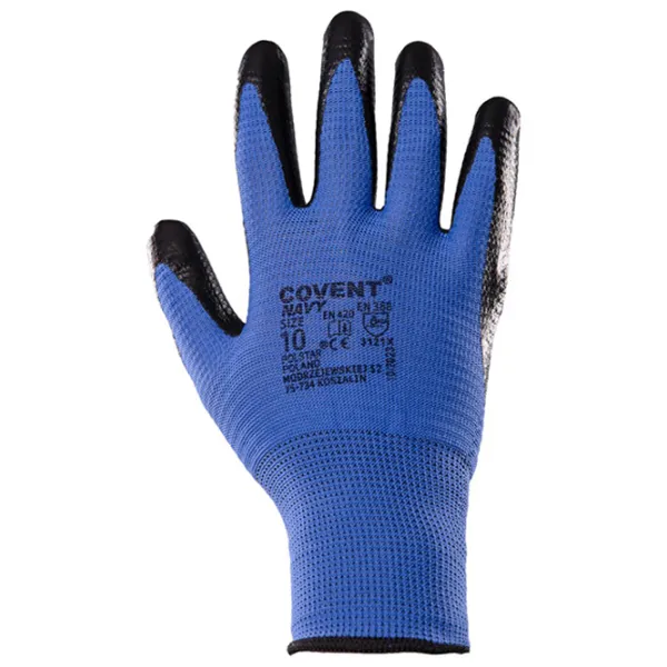 Защитные перчатки Covent NAVY Blue photo 1