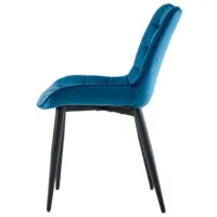 Scaun de bucătărie Xenos James Stofă/ Blue Black photo 4