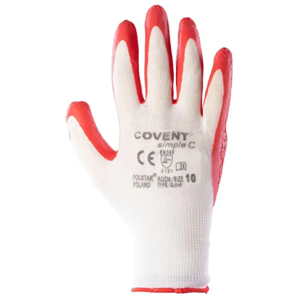 Защитные перчатки Covent Simple White photo 2