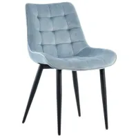 Scaun de bucătărie Xenos James Stofă/ Light Gray Black